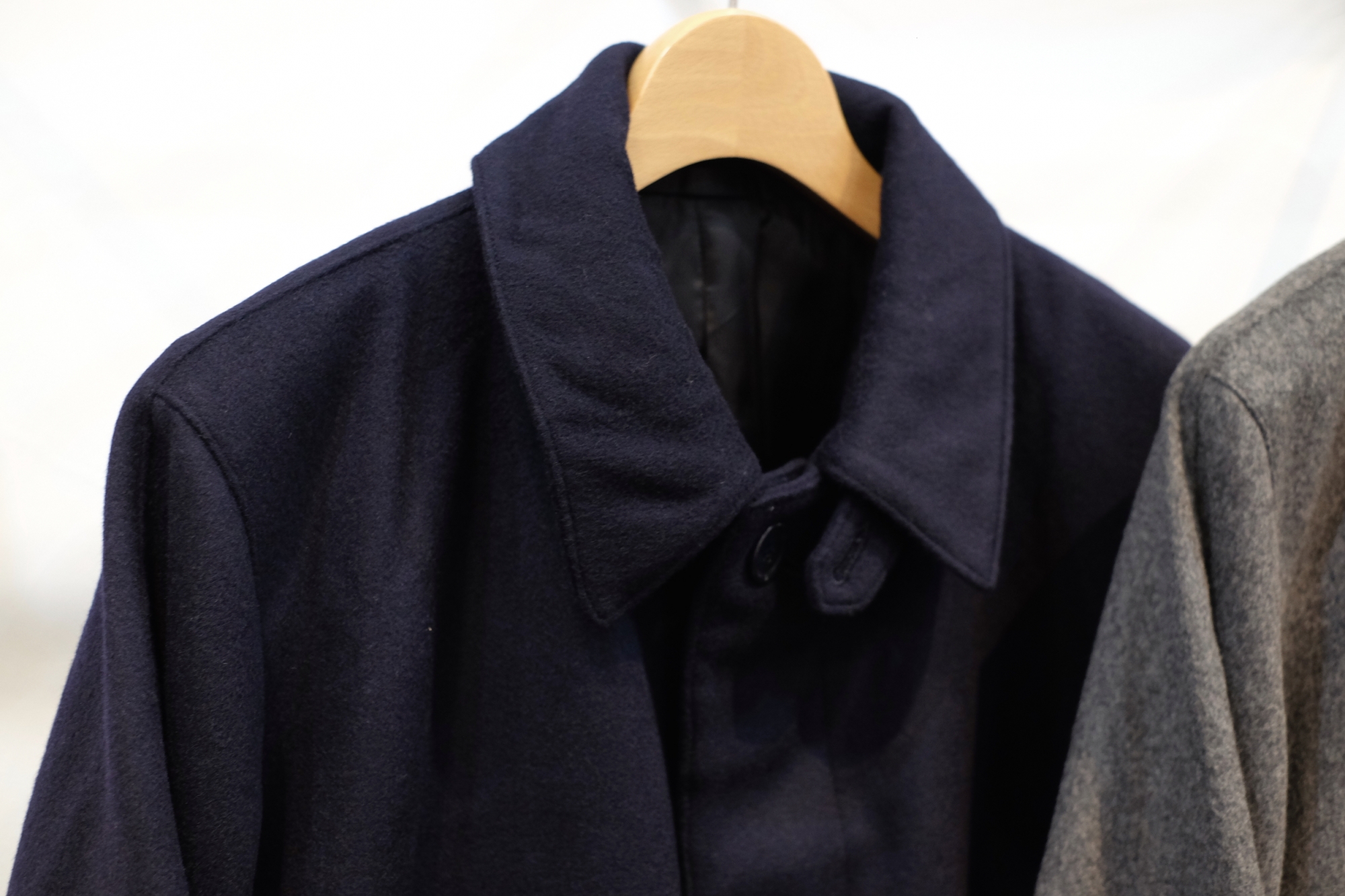 still by hand ラムウールローデンクロスコートBROWNサイズ46 LOOKBOOK | STILL BY HAND