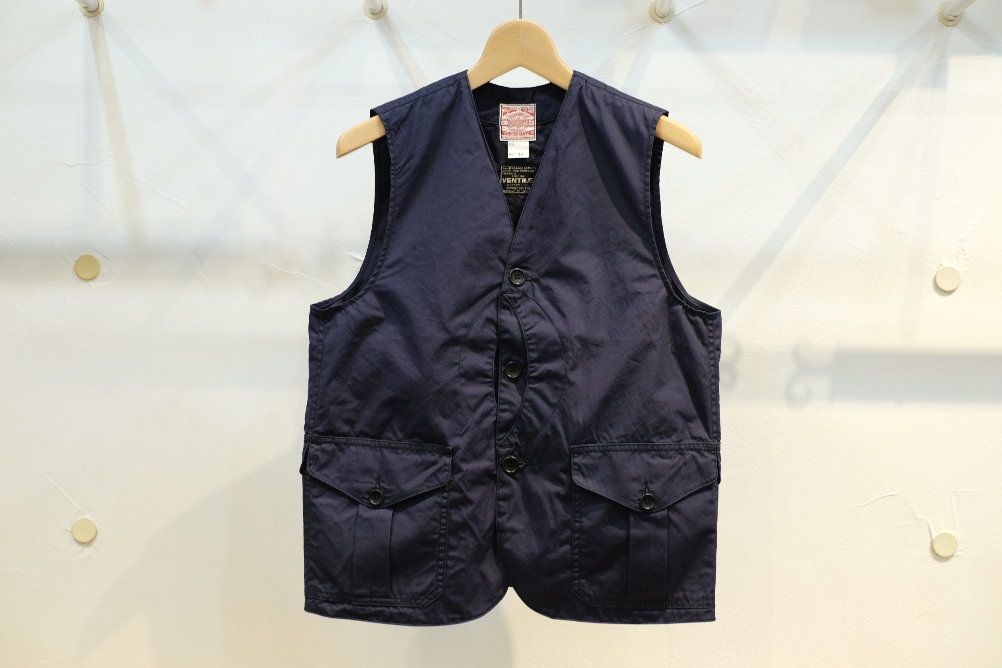workers クルーザーベスト 40サイズ ネイビー WORKERS ワーカーズ