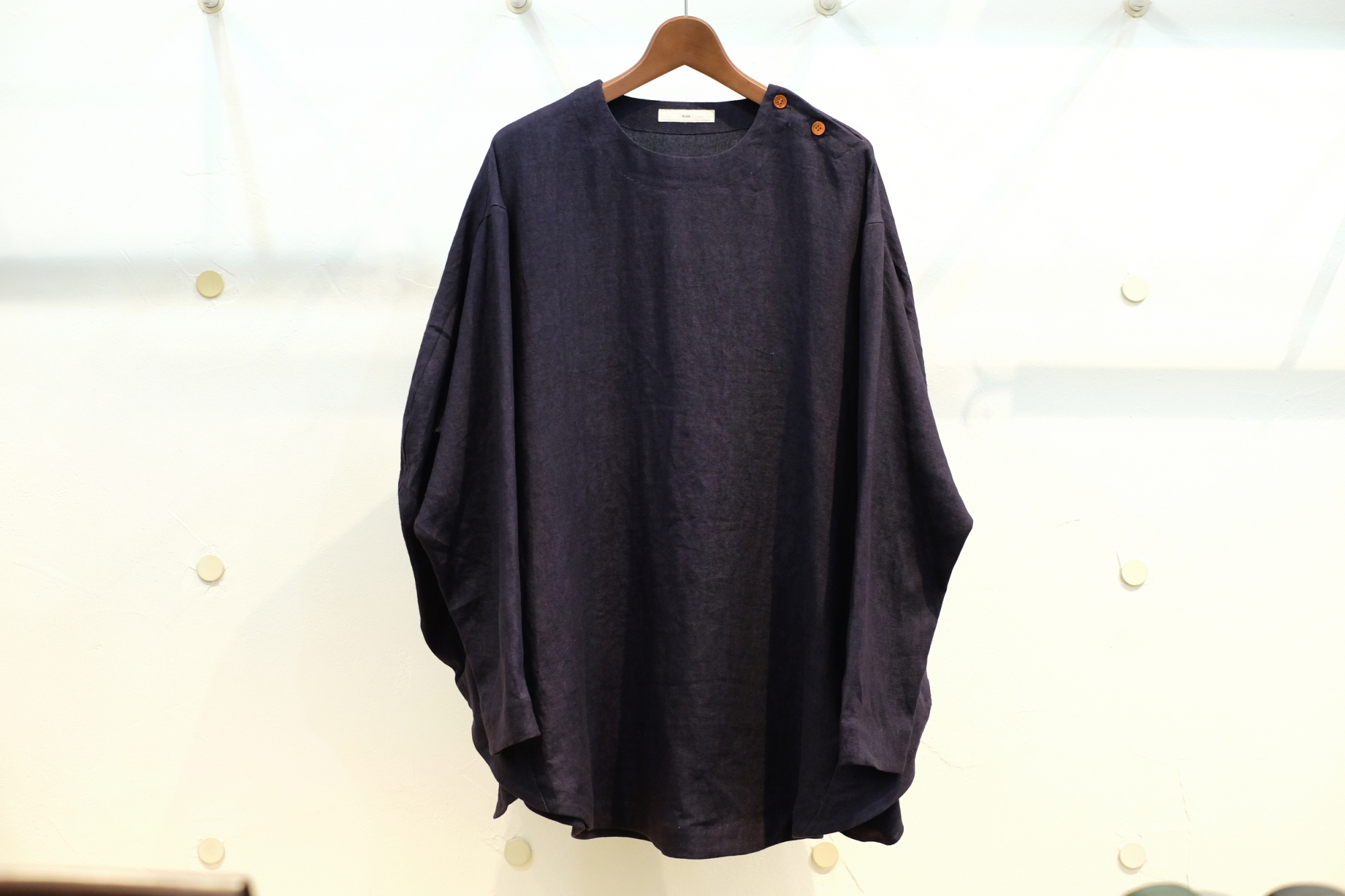 クリアランス販促 ピンクハウス PH刺繍ロゴ 長袖ブラウス ハシゴリボン