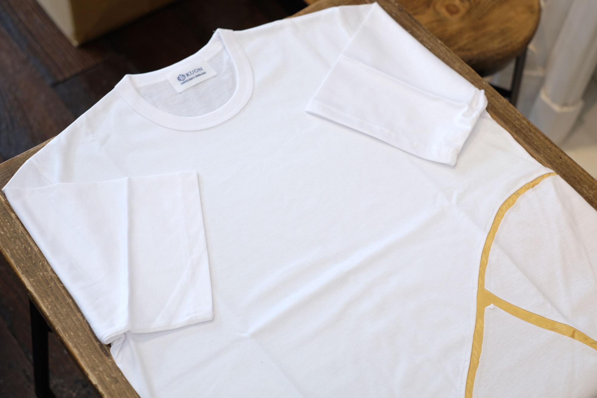KUON クオン 金継ぎロングスリーブTシャツ スウェット グレー XL 美品 