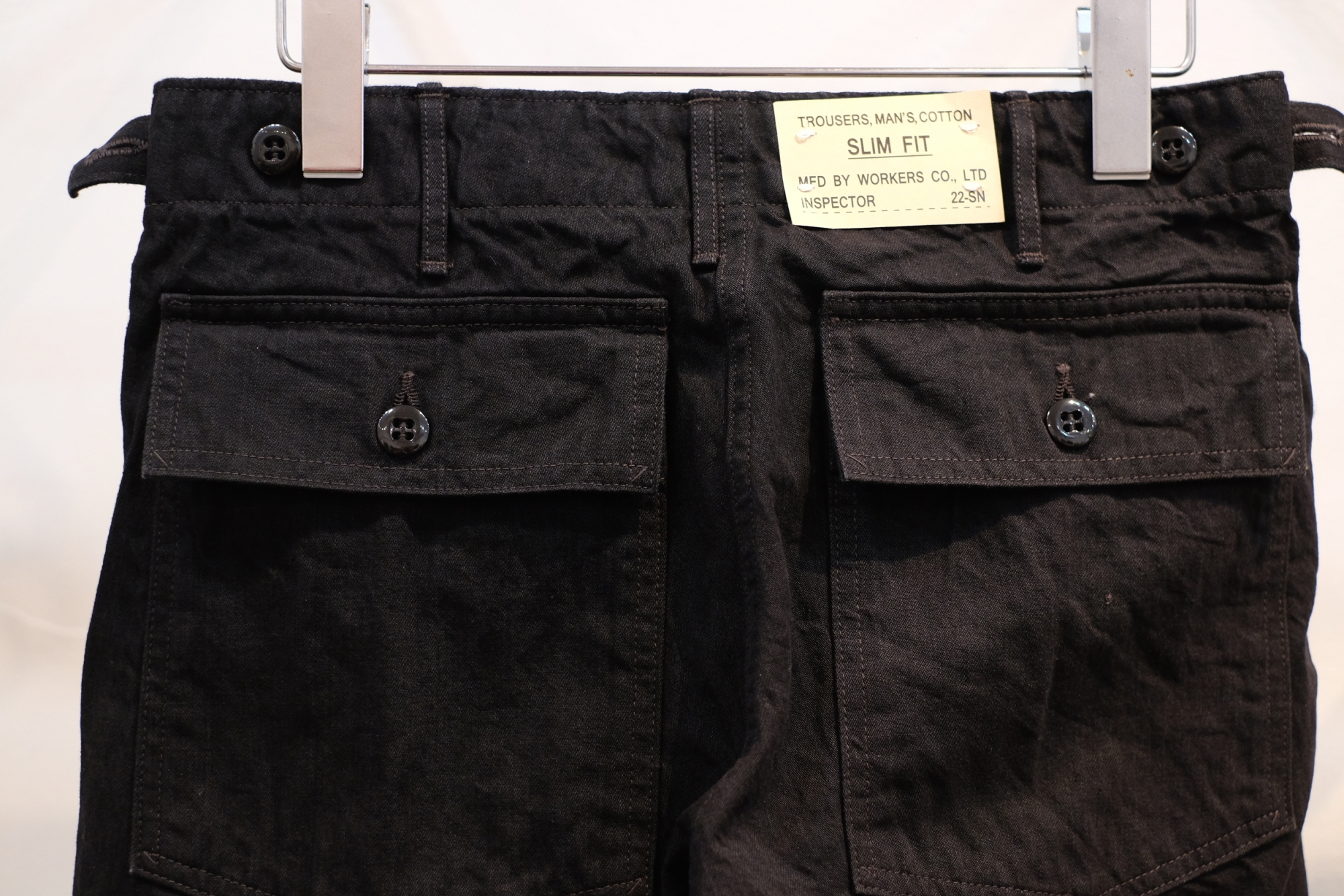 WORKERS CO., LTD. デニムブラックベイカー MEDIUM細身