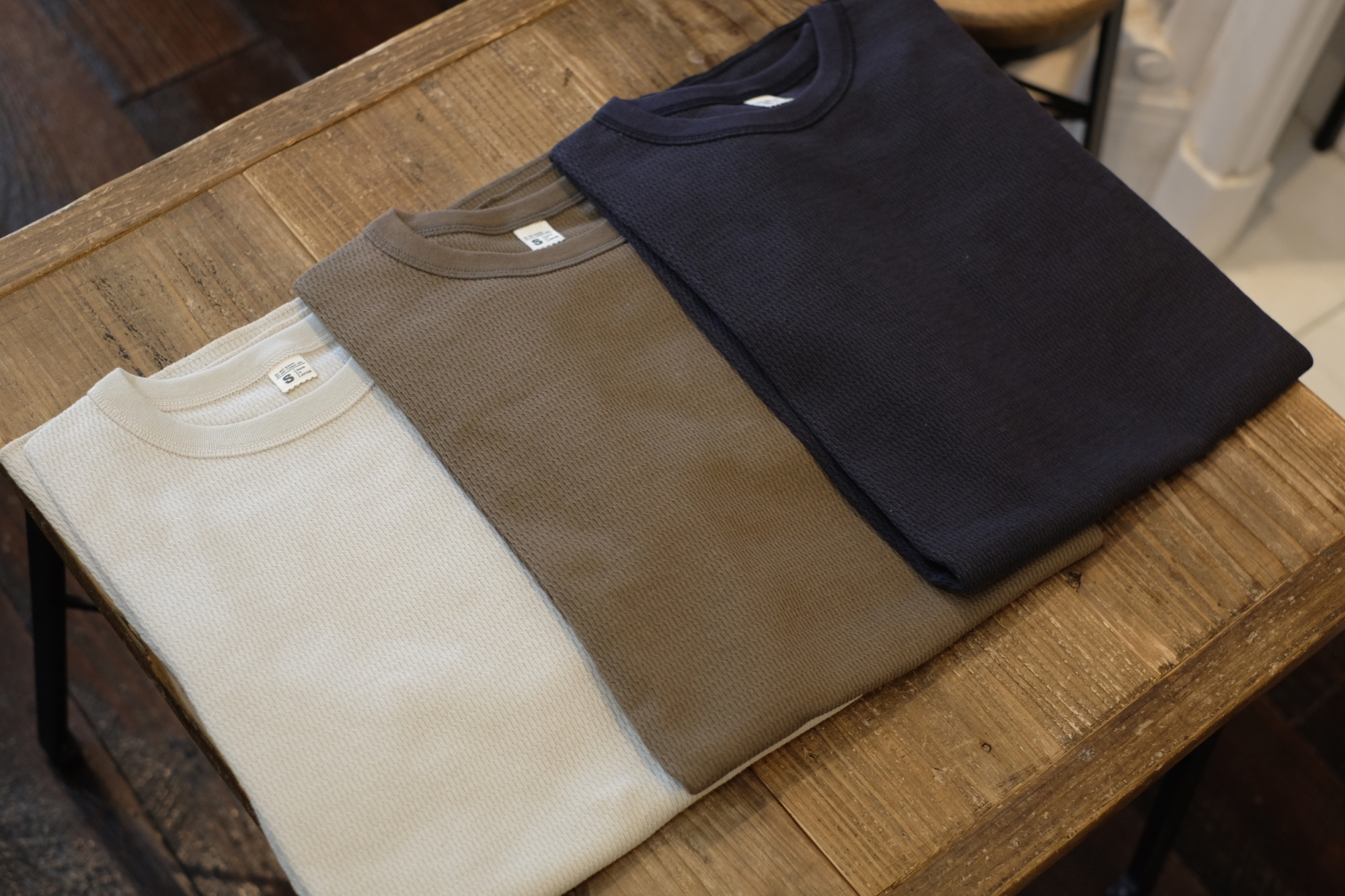 Workers（ワーカーズ）さんの久しぶりなハニカムワッフルサーマルT 