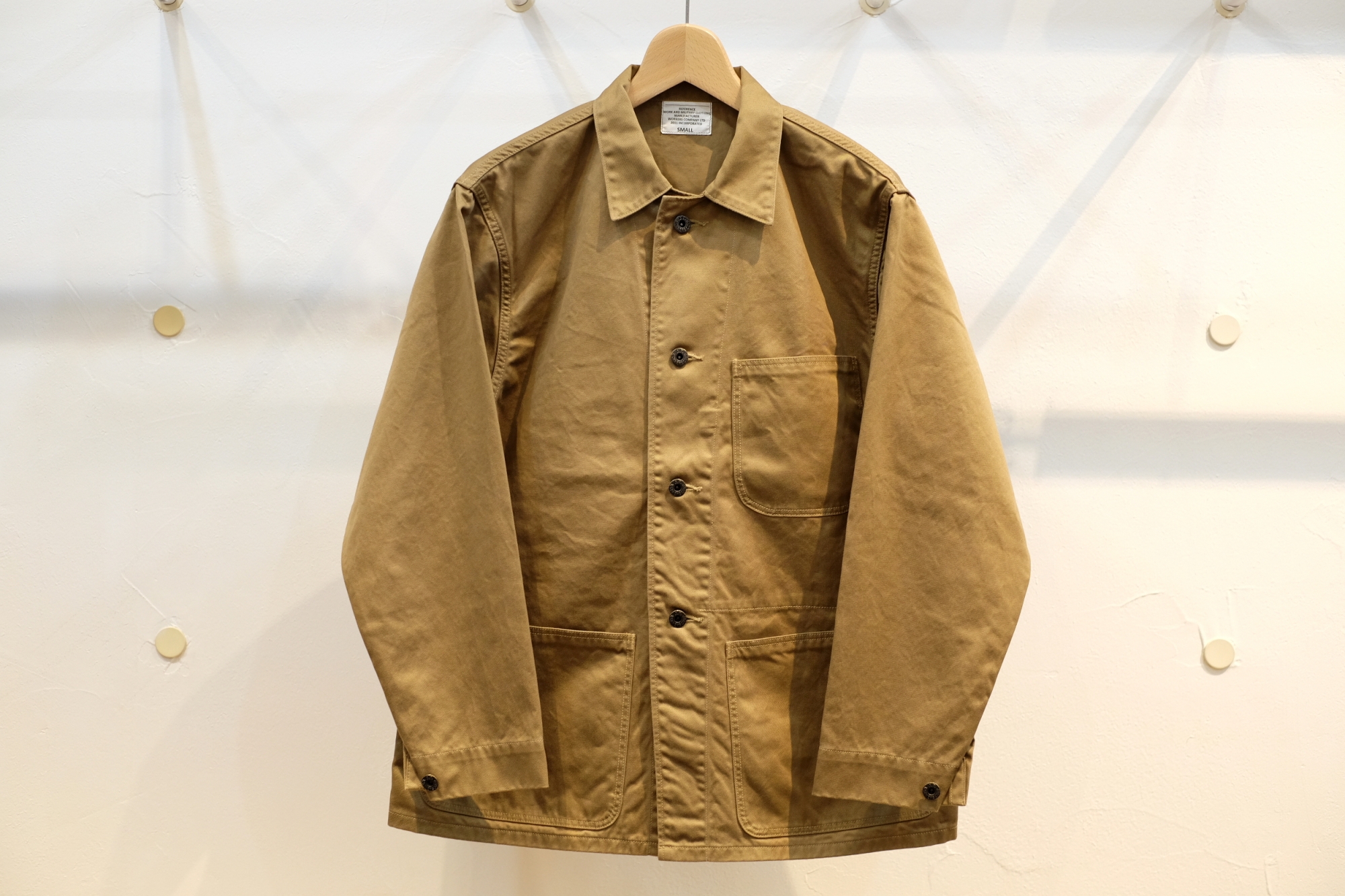 Workers（ワーカーズ）さんのP47ジャケットはとても良い塩梅の