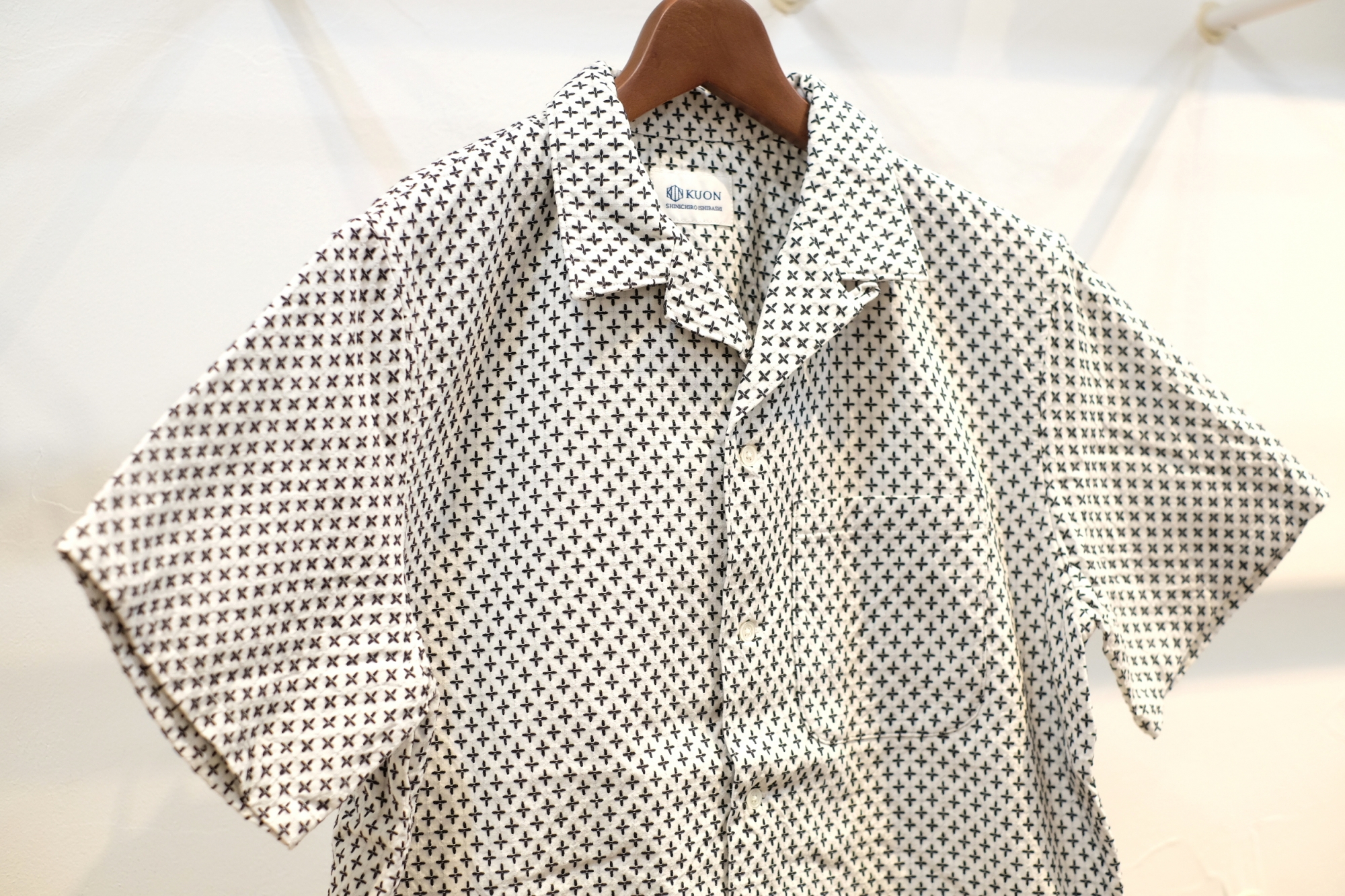 名作廃盤 WEIRDO 刺繍入り オープンカラーシャツ size L WACKO MARIA - 【REPAIR CO】希少 オープンカラーシャツ 京都