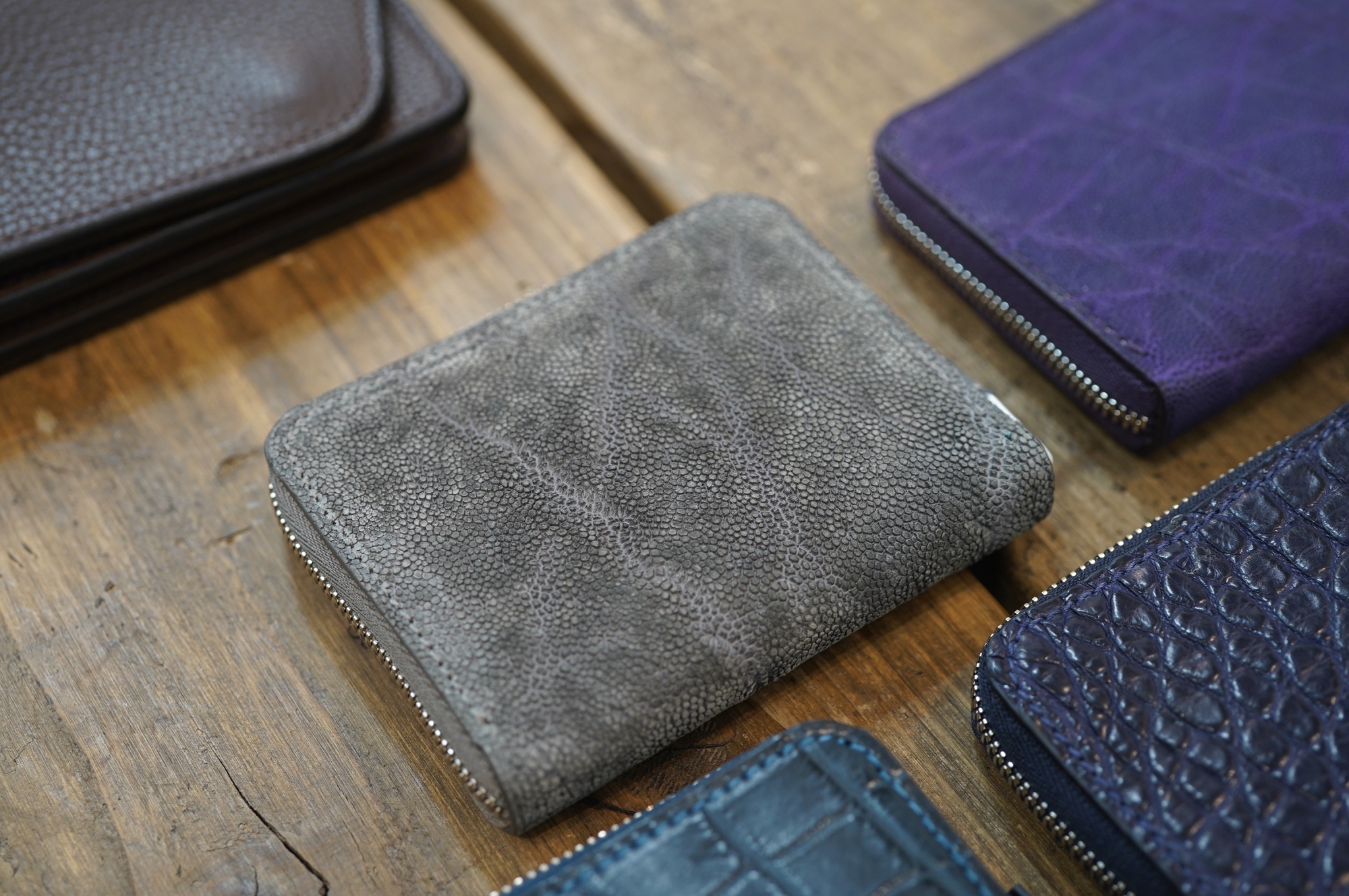 【カンダミサコ】pocketwallet ナイルクロコダイル【限定】 カンダミサコさんのポケットウォレット、ちょっとだけ追加です