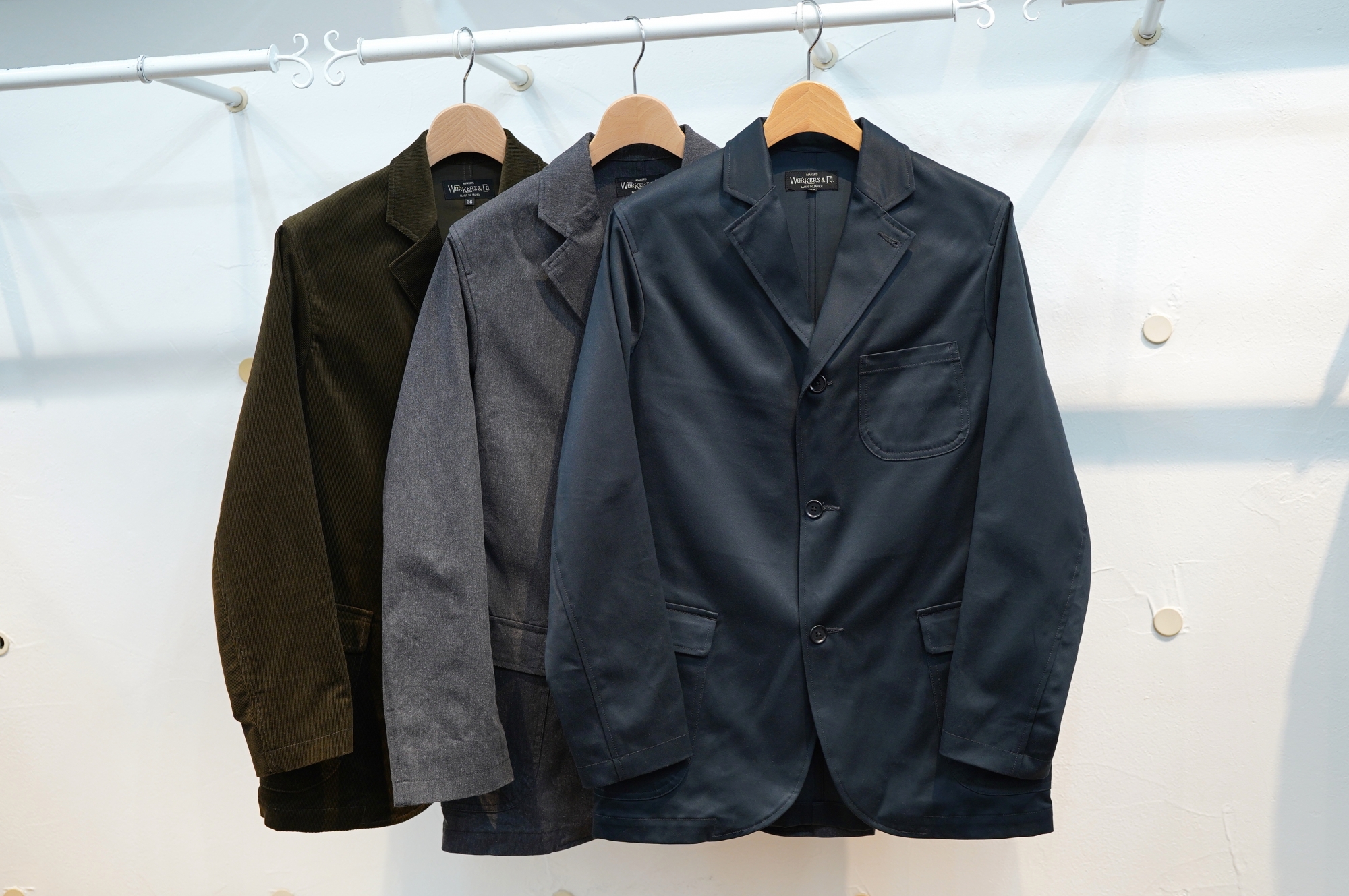 WORKERS/ワーカーズ Lounge Jacket, w/Sleeve Lining, Cotton