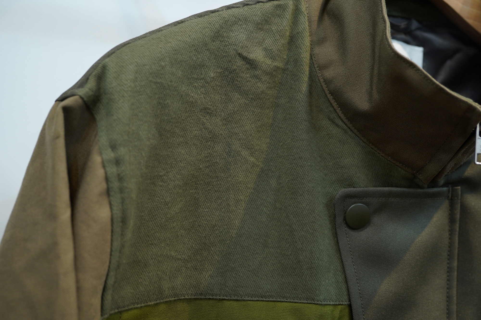 KUON パッチワークジャケット QUON（クオン） KUON 24AW Patchwork Shell JacketパッチワークTECH