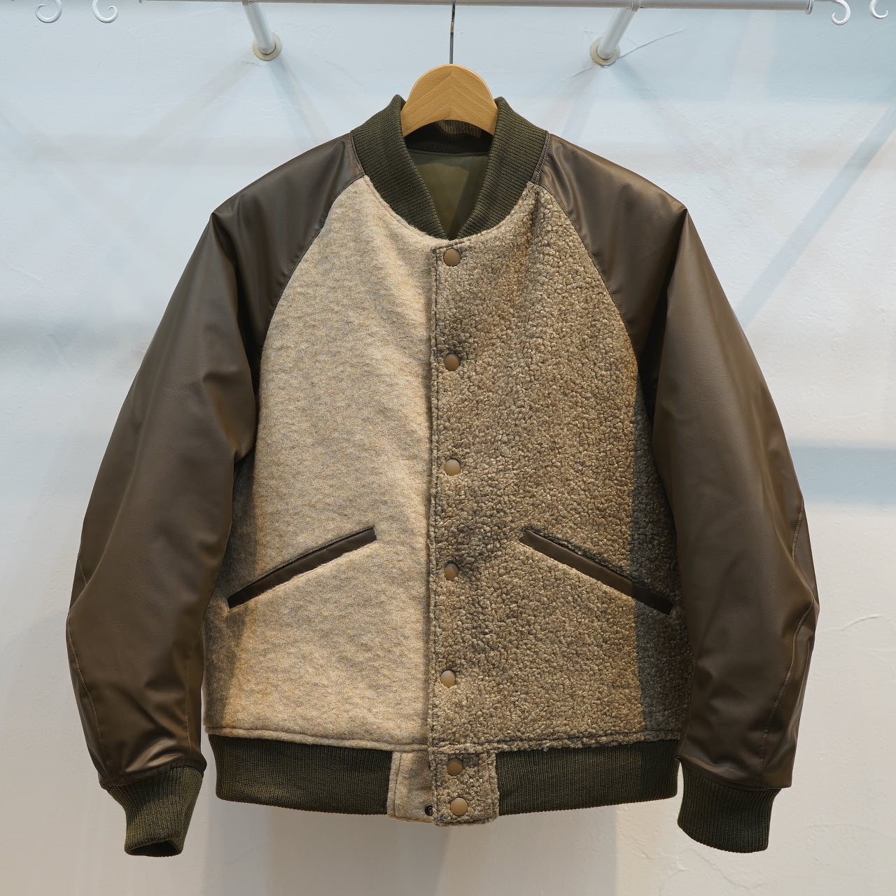 Lサイズ！KUON リバーシブルプリーツシャツ Lサイズ！KUON リバーシブルプリーツシャツ