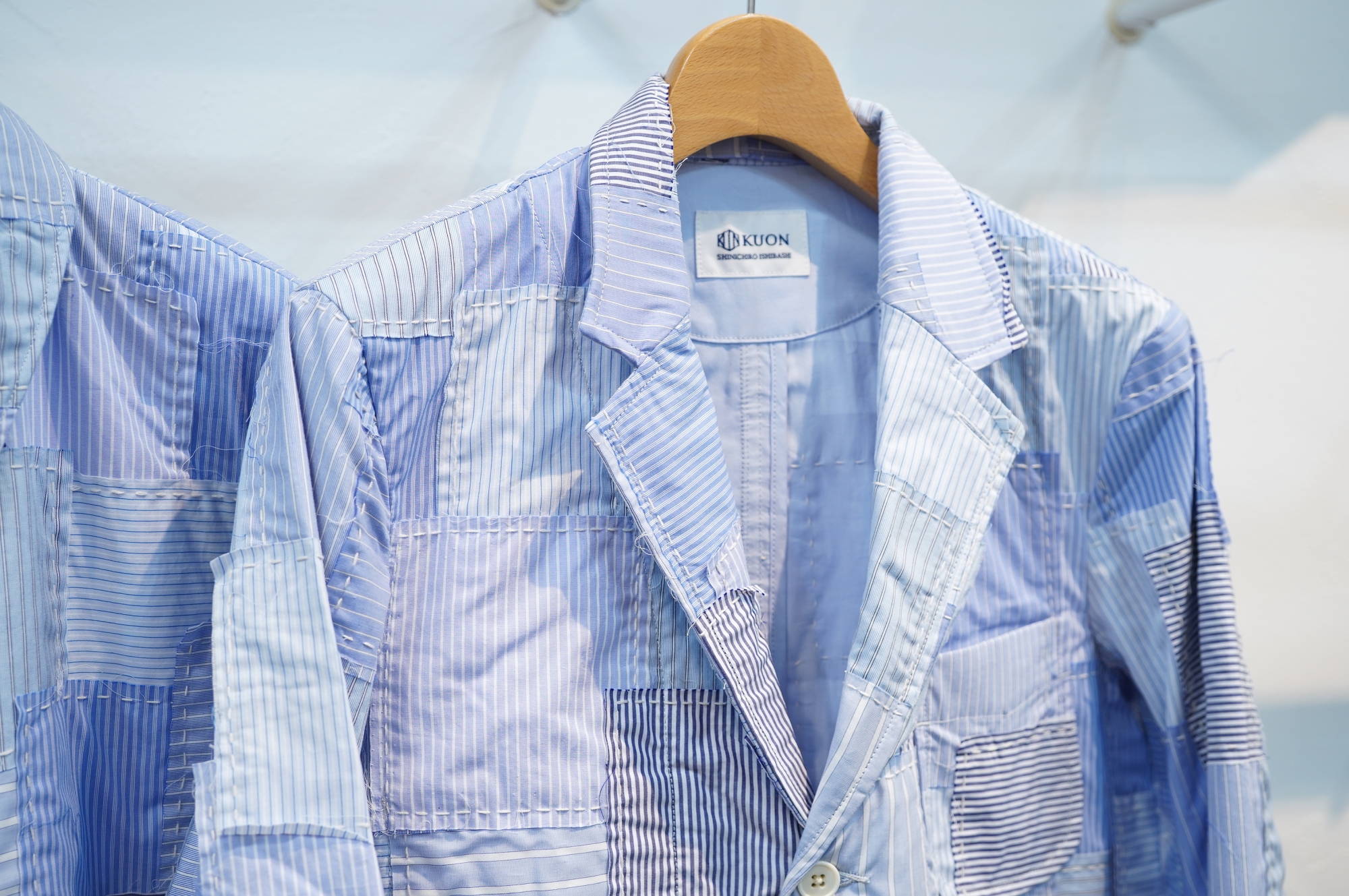 KUON SASHIKO COACH JACKET wagamama 別注 KUON SASHIKO COACH JACKET wagamama 別注