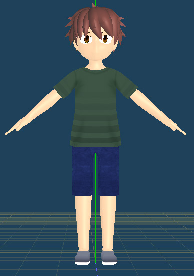 服のテクスチャを描く mmdモデル作成用覚書 超初心者