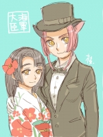 山本権兵衛と登喜ちゃん。おしどり夫婦。
