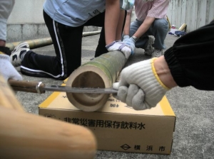 竹割り作業1