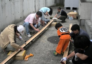 竹割り作業5
