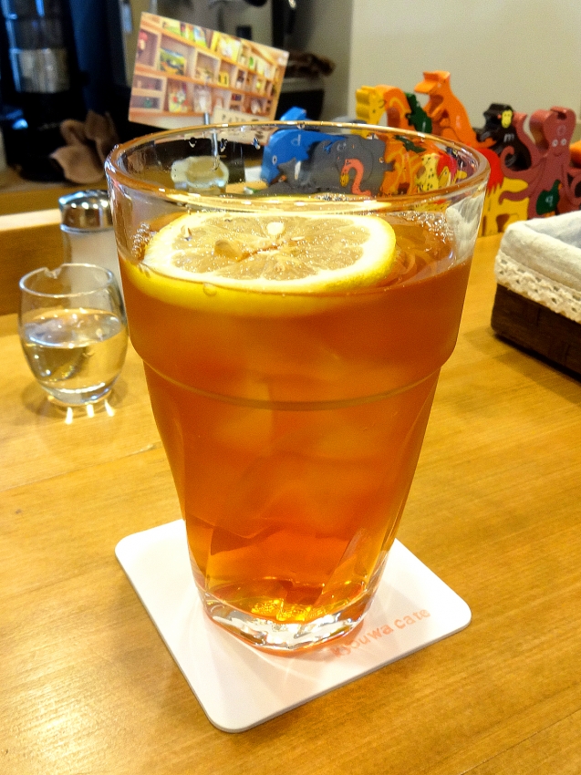 草加のきょうわカフェのアイスティー
