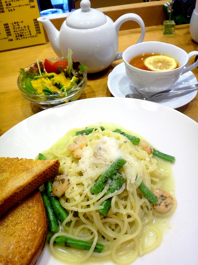 草加のきょうわカフェの木曜限定パスタ