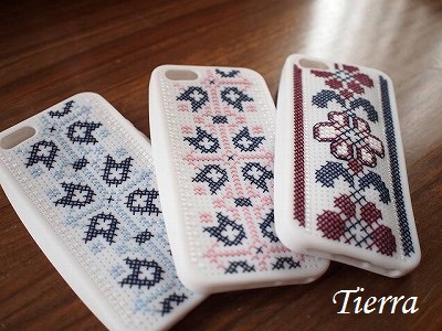 クロスステッチ刺繍 オリジナル作成用シリコンiphoneケース Iphone5 5s対応 Tierra Shop Blog