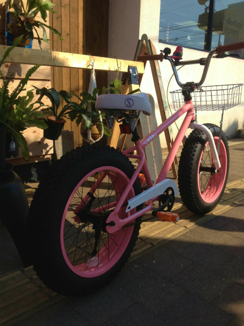 ファットバイク ピンク
