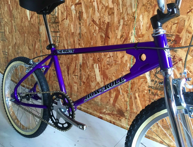 スタイル全開のオールドBMX スタイル全開のオールドBMX