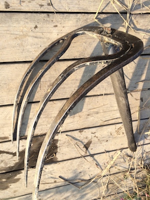 ② レンコン堀鍬 レンコン堀専用鍬 れんこんくわ レンコン掘り体験