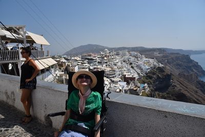 サントリーニ島　バリアフリー旅行　小倉譲　しゃらく旅倶楽部