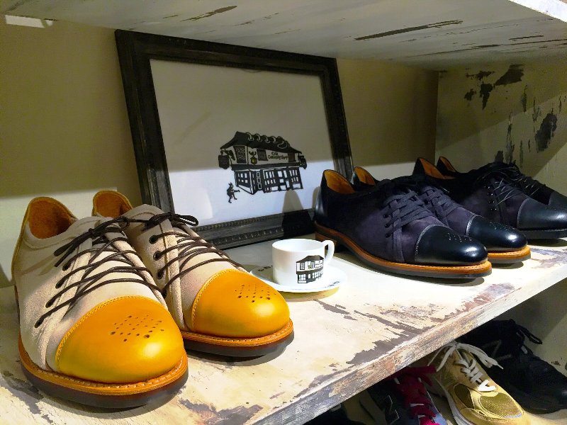 the old curiosity shop x Sanders Leather Shoes サンダース レザー