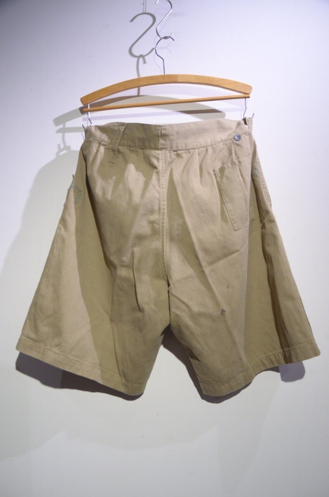 Original 1950s Khaki Drill Shorts Clothing Mens Clothing Shorts 