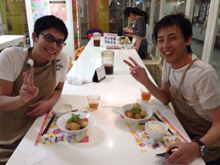 イケメンおふたり Abcクッキング丸の内スタジオblog