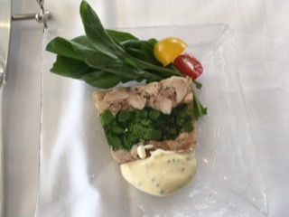 菜の花と鶏肉のテリーヌ