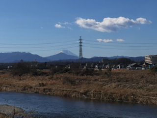日野七福神めぐりで見えた富士山