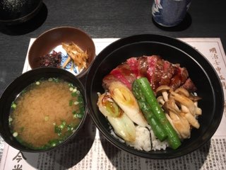 人形町今半ステーキ丼