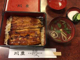 川豊の上うな重