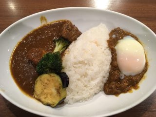 天馬咖喱ハーフ&ハーフ ビーフ&キーマ