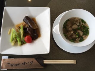 「オーク」の平日限定ビジネスマン応援ランチ
