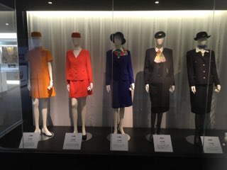 JAL工場見学展示エリア