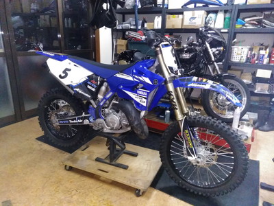 YZ125/YZ250 15-16 レーステック製 フロントフォークカバー イタリア製 レーステック リアフェンダー YZ125⁄YZ250(15～16)