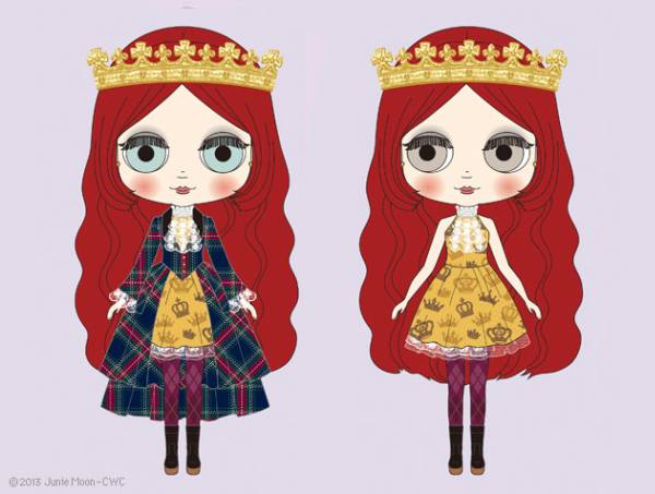 ロイヤルソリロクイーのイラスト画 Cmc限定ドール ブライス ロイヤルソリロクイー予約ブログ