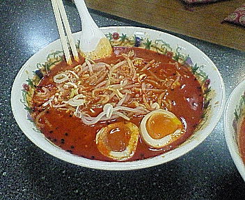 激辛ラーメンで体内の毒素が出たか!?