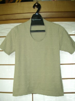 オーバル開きTシャツ