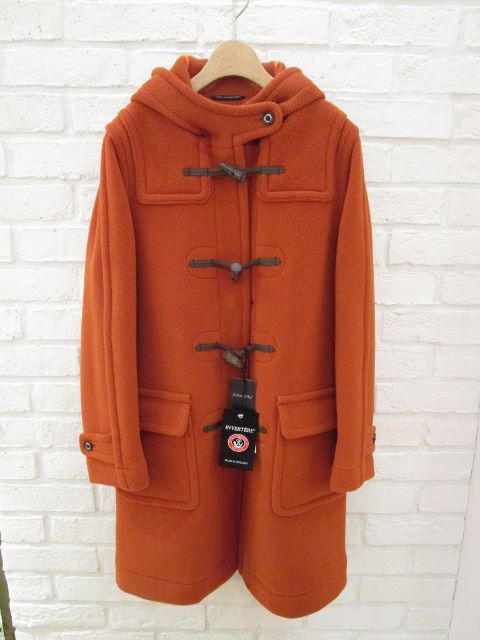 INVERTERE INVERTERE ウールヘリンボーンダッフルコート JoshuaEllis M