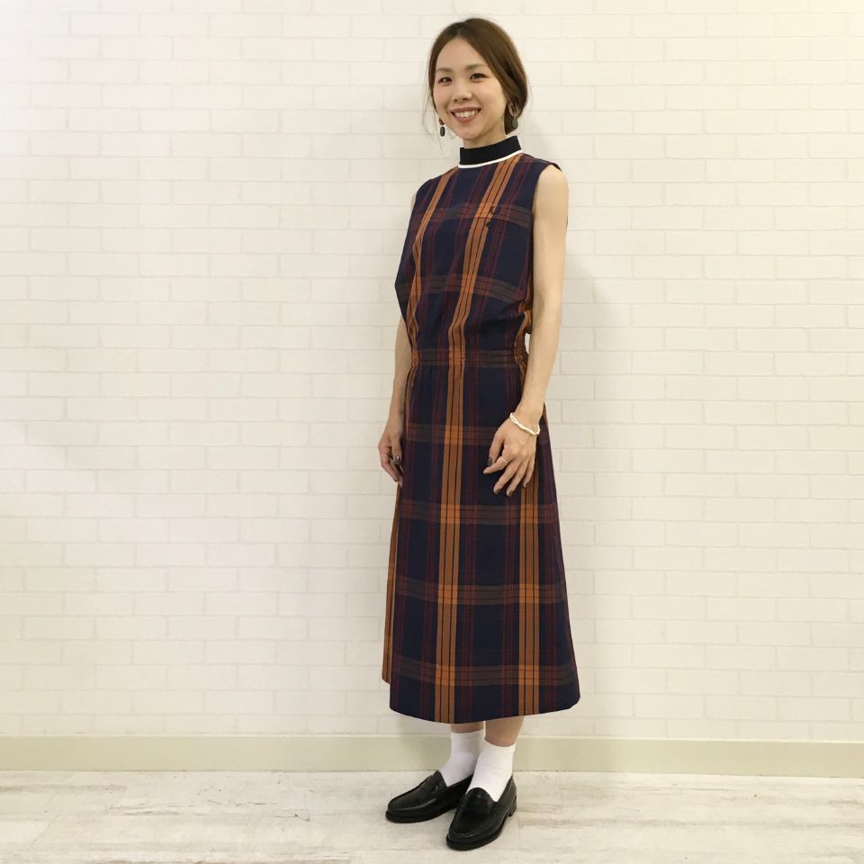 FREDPERRY フレッドペリー チェックワンピース - ひざ丈ワンピース