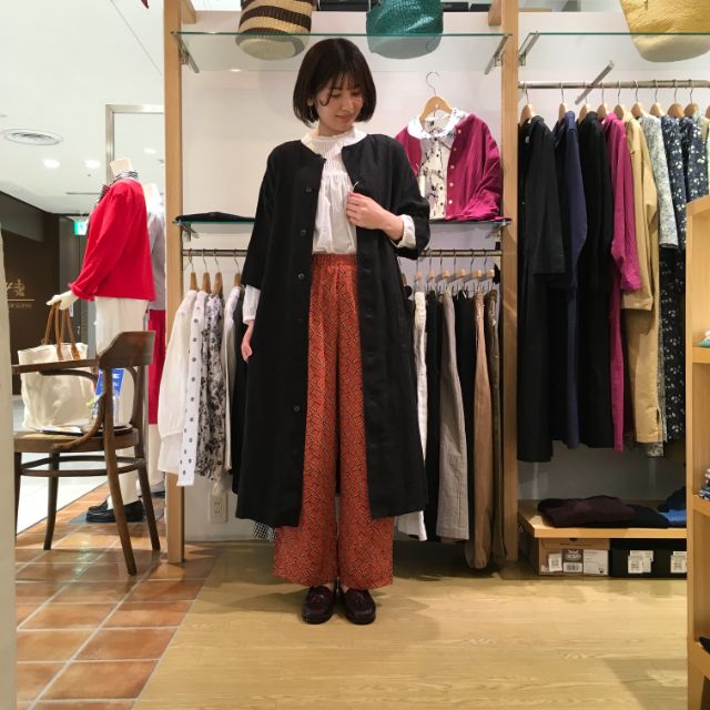 Sarahwear リネン　ワンピース Sarahwear｜TOMOYO リネンワンピース 無地 - HACHITEN(ハチテン