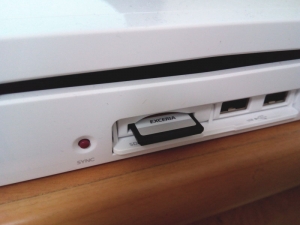 Wii UにSDHCカードを挿入