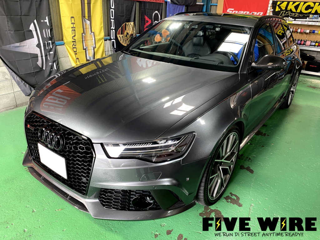 アウディRS6アバントにアンサーバック音コーディング！ | 大阪