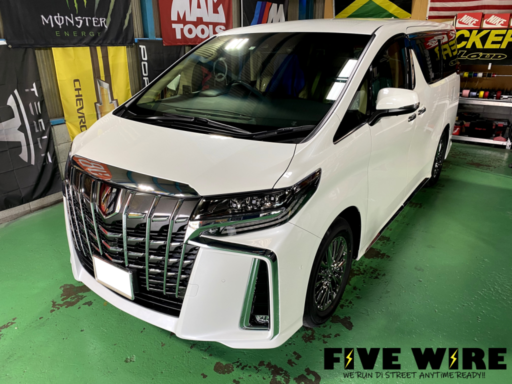 新車アルファードにオーサーアラームIGLA+スキャナー！ | 大阪