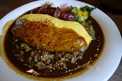 唯我独尊 オムカレー