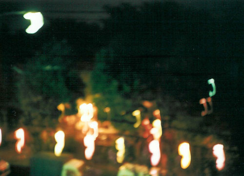 夏祭り・ピンボケ