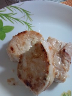 鶏肉の甘酒漬け焼き
