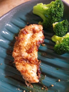 鶏ささみの醤油麹漬け焼き