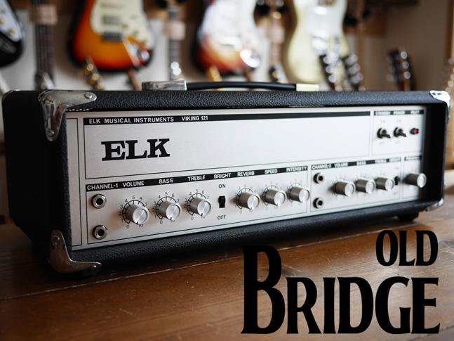 ELK VIKING-BASS ベースアンプヘッド ☆昭和のベースアンプ ELK VKB-75 Viking Bass : ジナパパ一家の