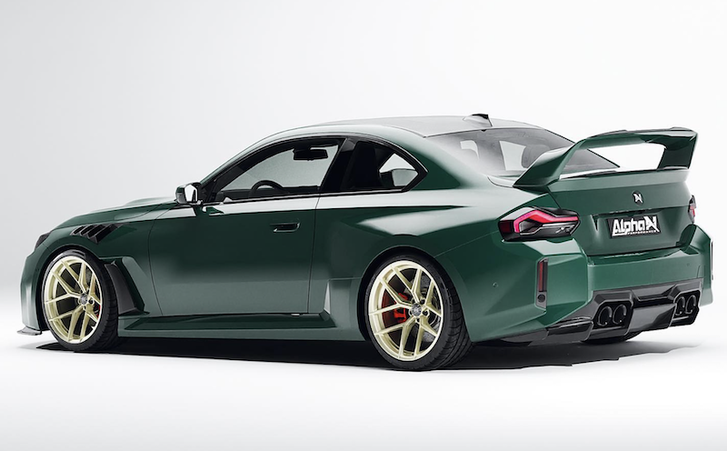  M2 グリーンボディ M PERFORMANCE BMW M2クーペ(G87)チューニング by Alpha-N Performance～その2 | BMW